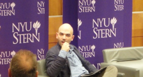 Saviano all'NYU di New York